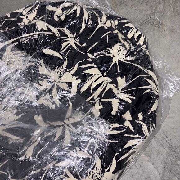 LOUIS VUITTON Cropped Denim Jacket SS23 NWT silk floral all over print - Picture 10 of 16